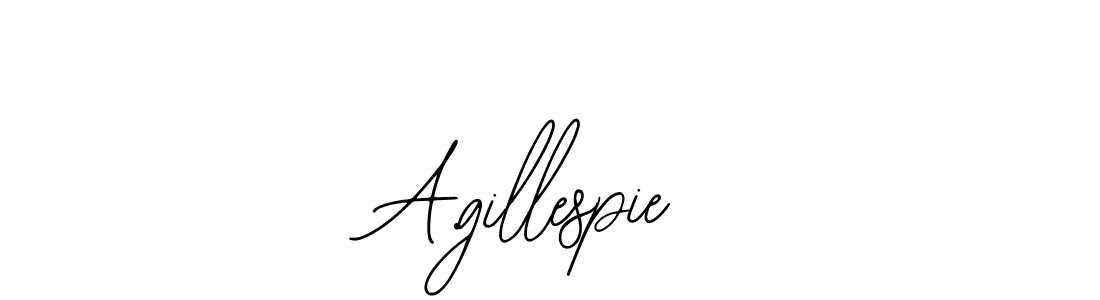A.gillespie stylish signature style. Best Handwritten Sign (Bearetta-2O07w) for my name. Handwritten Signature Collection Ideas for my name A.gillespie. A.gillespie signature style 12 images and pictures png
