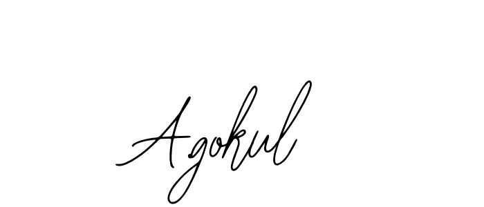 Once you've used our free online signature maker to create your best signature Bearetta-2O07w style, it's time to enjoy all of the benefits that A.gokul name signing documents. A.gokul signature style 12 images and pictures png