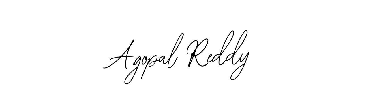 The best way (Bearetta-2O07w) to make a short signature is to pick only two or three words in your name. The name A.gopal Reddy include a total of six letters. For converting this name. A.gopal Reddy signature style 12 images and pictures png