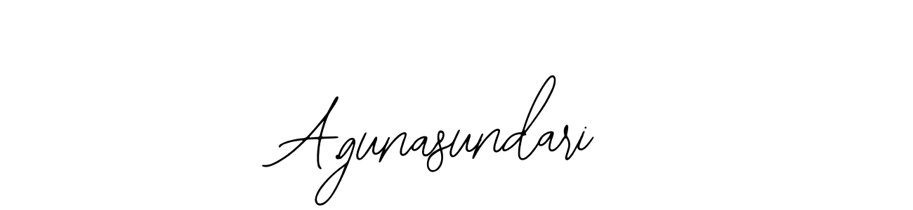 Create a beautiful signature design for name A.gunasundari. With this signature (Bearetta-2O07w) fonts, you can make a handwritten signature for free. A.gunasundari signature style 12 images and pictures png