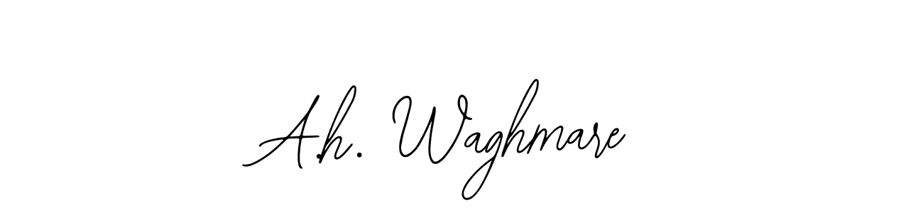 This is the best signature style for the A.h. Waghmare name. Also you like these signature font (Bearetta-2O07w). Mix name signature. A.h. Waghmare signature style 12 images and pictures png