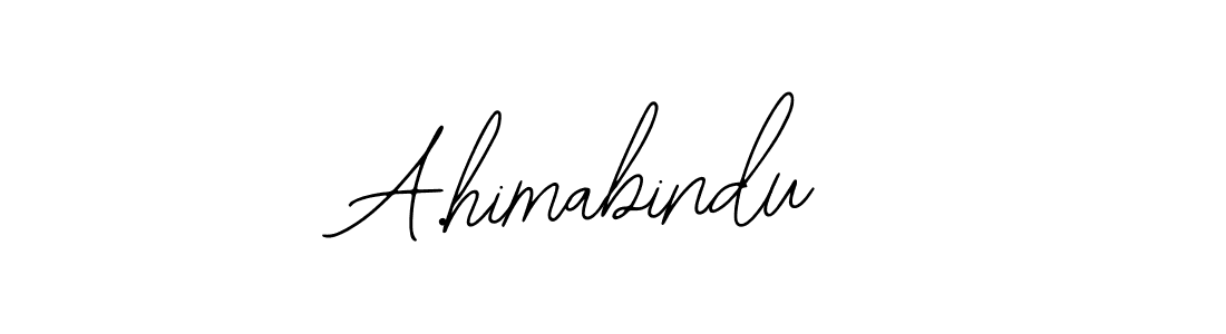 A.himabindu stylish signature style. Best Handwritten Sign (Bearetta-2O07w) for my name. Handwritten Signature Collection Ideas for my name A.himabindu. A.himabindu signature style 12 images and pictures png
