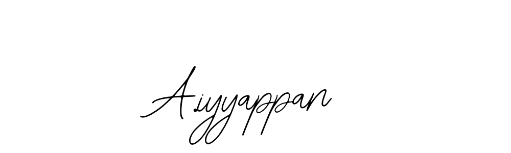 Make a beautiful signature design for name A.iyyappan. With this signature (Bearetta-2O07w) style, you can create a handwritten signature for free. A.iyyappan signature style 12 images and pictures png