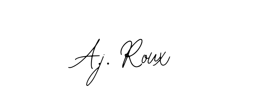 Also we have A.j. Roux name is the best signature style. Create professional handwritten signature collection using Bearetta-2O07w autograph style. A.j. Roux signature style 12 images and pictures png