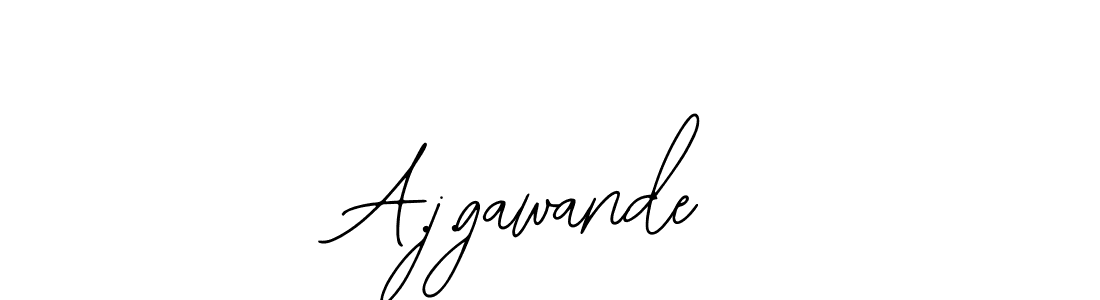 Design your own signature with our free online signature maker. With this signature software, you can create a handwritten (Bearetta-2O07w) signature for name A.j.gawande. A.j.gawande signature style 12 images and pictures png