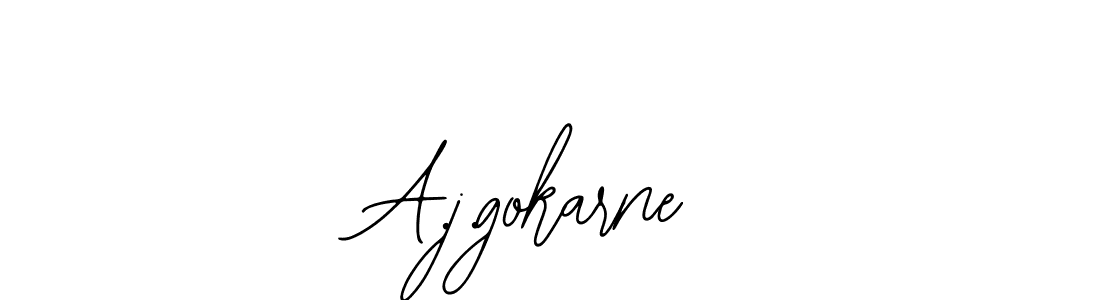 Also You can easily find your signature by using the search form. We will create A.j.gokarne name handwritten signature images for you free of cost using Bearetta-2O07w sign style. A.j.gokarne signature style 12 images and pictures png