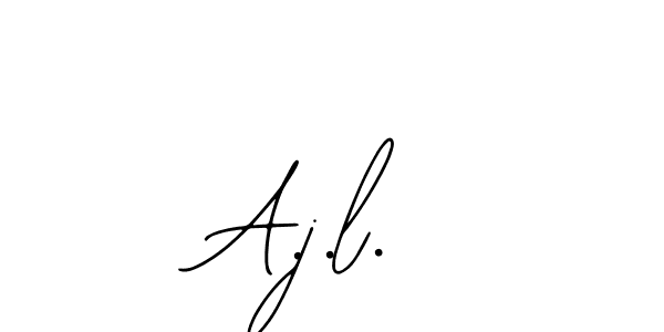 Make a beautiful signature design for name A.j.l.. Use this online signature maker to create a handwritten signature for free. A.j.l. signature style 12 images and pictures png