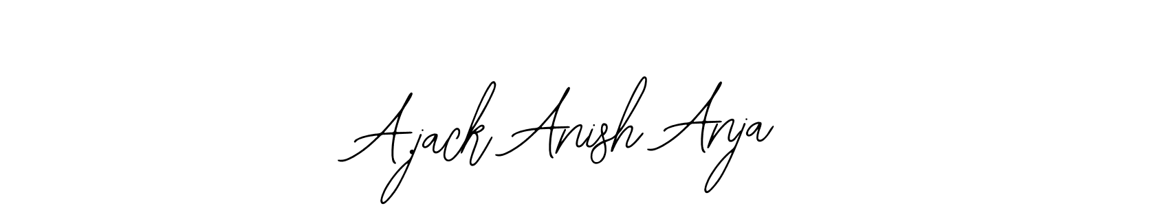 Check out images of Autograph of A.jack Anish Anja name. Actor A.jack Anish Anja Signature Style. Bearetta-2O07w is a professional sign style online. A.jack Anish Anja signature style 12 images and pictures png