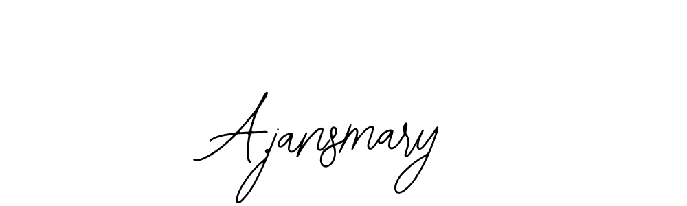 How to Draw A.jansmary signature style? Bearetta-2O07w is a latest design signature styles for name A.jansmary. A.jansmary signature style 12 images and pictures png