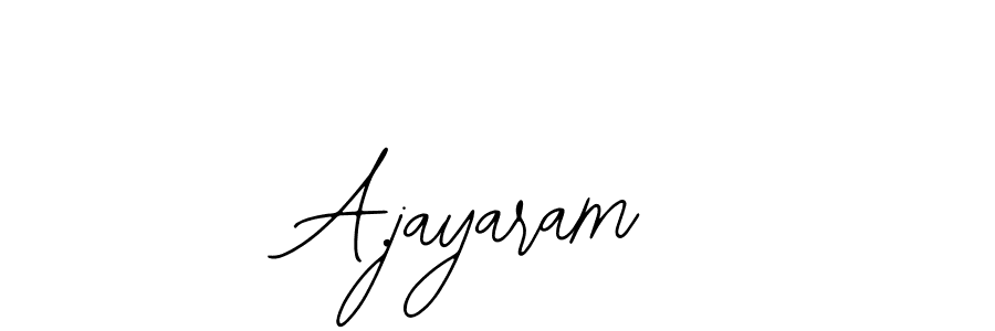 Make a beautiful signature design for name A.jayaram. With this signature (Bearetta-2O07w) style, you can create a handwritten signature for free. A.jayaram signature style 12 images and pictures png