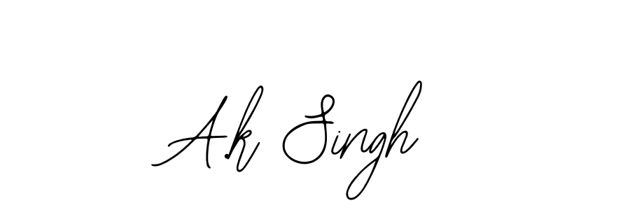 Best and Professional Signature Style for A.k Singh. Bearetta-2O07w Best Signature Style Collection. A.k Singh signature style 12 images and pictures png