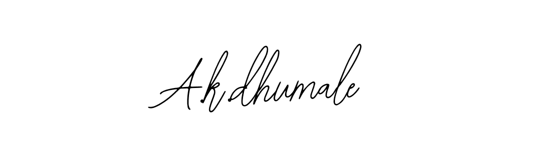 if you are searching for the best signature style for your name A.k.dhumale. so please give up your signature search. here we have designed multiple signature styles  using Bearetta-2O07w. A.k.dhumale signature style 12 images and pictures png