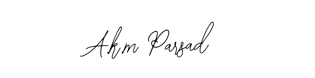 if you are searching for the best signature style for your name A.k.m Parsad. so please give up your signature search. here we have designed multiple signature styles  using Bearetta-2O07w. A.k.m Parsad signature style 12 images and pictures png