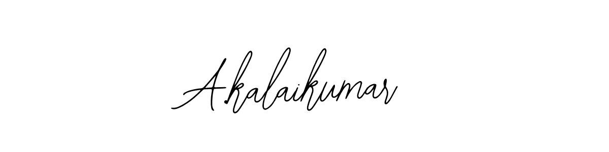 How to Draw A.kalaikumar signature style? Bearetta-2O07w is a latest design signature styles for name A.kalaikumar. A.kalaikumar signature style 12 images and pictures png