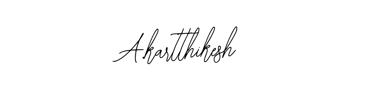 Also we have A.kartthikesh name is the best signature style. Create professional handwritten signature collection using Bearetta-2O07w autograph style. A.kartthikesh signature style 12 images and pictures png