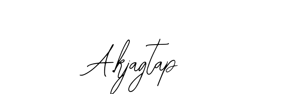 Create a beautiful signature design for name A.kjagtap. With this signature (Bearetta-2O07w) fonts, you can make a handwritten signature for free. A.kjagtap signature style 12 images and pictures png