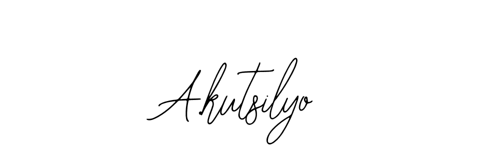 You can use this online signature creator to create a handwritten signature for the name A.kutsilyo. This is the best online autograph maker. A.kutsilyo signature style 12 images and pictures png