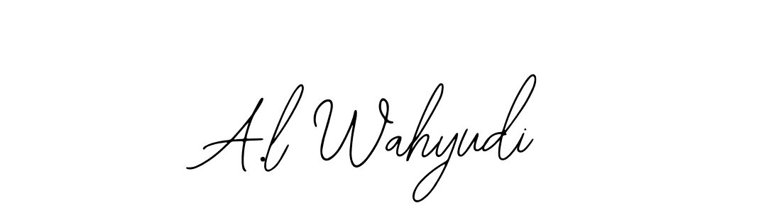 It looks lik you need a new signature style for name A.l Wahyudi. Design unique handwritten (Bearetta-2O07w) signature with our free signature maker in just a few clicks. A.l Wahyudi signature style 12 images and pictures png