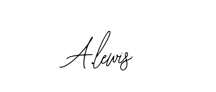 The best way (Bearetta-2O07w) to make a short signature is to pick only two or three words in your name. The name A.lewis include a total of six letters. For converting this name. A.lewis signature style 12 images and pictures png