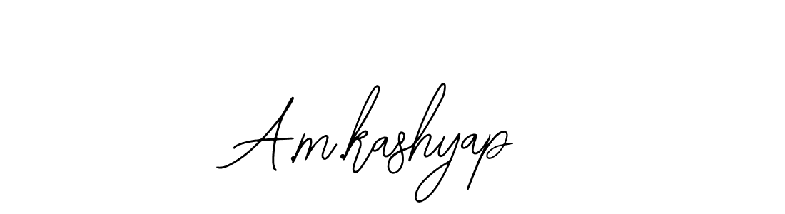 How to make A.m.kashyap name signature. Use Bearetta-2O07w style for creating short signs online. This is the latest handwritten sign. A.m.kashyap signature style 12 images and pictures png