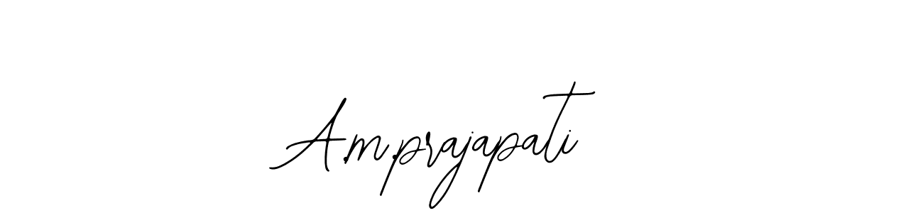 Make a beautiful signature design for name A.m.prajapati. With this signature (Bearetta-2O07w) style, you can create a handwritten signature for free. A.m.prajapati signature style 12 images and pictures png