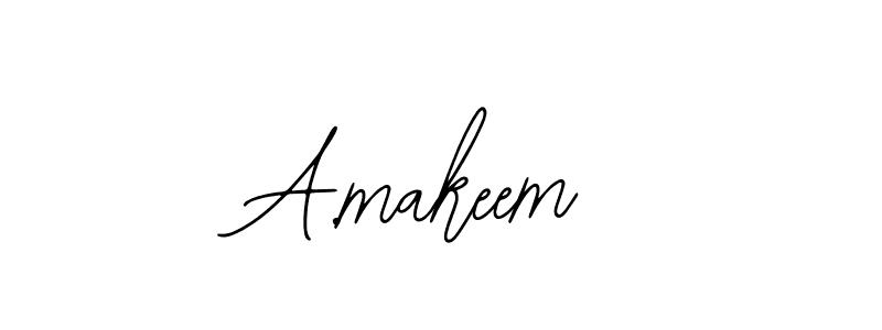 if you are searching for the best signature style for your name A.makeem. so please give up your signature search. here we have designed multiple signature styles  using Bearetta-2O07w. A.makeem signature style 12 images and pictures png