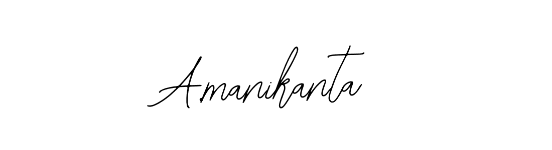 A.manikanta stylish signature style. Best Handwritten Sign (Bearetta-2O07w) for my name. Handwritten Signature Collection Ideas for my name A.manikanta. A.manikanta signature style 12 images and pictures png