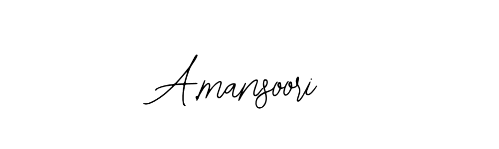 How to make A.mansoori signature? Bearetta-2O07w is a professional autograph style. Create handwritten signature for A.mansoori name. A.mansoori signature style 12 images and pictures png