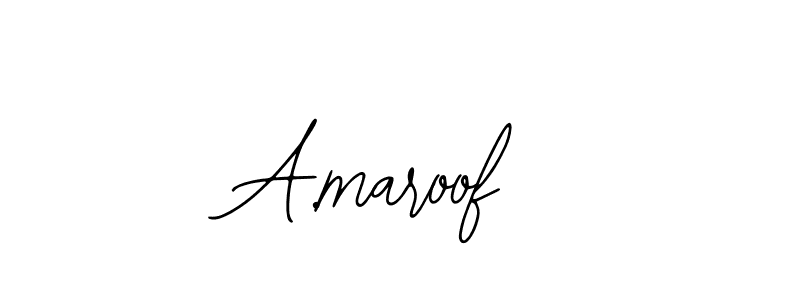 Make a beautiful signature design for name A.maroof. With this signature (Bearetta-2O07w) style, you can create a handwritten signature for free. A.maroof signature style 12 images and pictures png