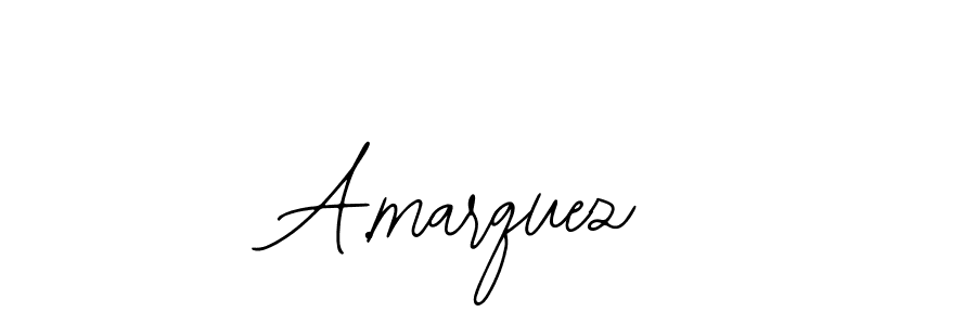 The best way (Bearetta-2O07w) to make a short signature is to pick only two or three words in your name. The name A.marquez include a total of six letters. For converting this name. A.marquez signature style 12 images and pictures png