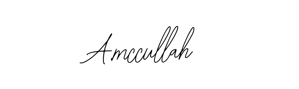 How to Draw A.mccullah signature style? Bearetta-2O07w is a latest design signature styles for name A.mccullah. A.mccullah signature style 12 images and pictures png