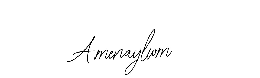 Make a beautiful signature design for name A.menaylwm. Use this online signature maker to create a handwritten signature for free. A.menaylwm signature style 12 images and pictures png