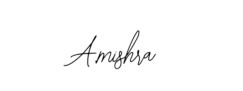 You should practise on your own different ways (Bearetta-2O07w) to write your name (A.mishra) in signature. don't let someone else do it for you. A.mishra signature style 12 images and pictures png