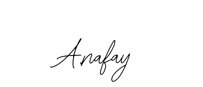 Make a beautiful signature design for name A.nafay. With this signature (Bearetta-2O07w) style, you can create a handwritten signature for free. A.nafay signature style 12 images and pictures png
