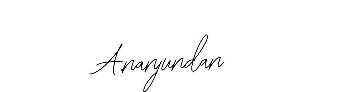 Best and Professional Signature Style for A.nanjundan. Bearetta-2O07w Best Signature Style Collection. A.nanjundan signature style 12 images and pictures png