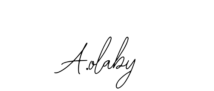 Create a beautiful signature design for name A.olaby. With this signature (Bearetta-2O07w) fonts, you can make a handwritten signature for free. A.olaby signature style 12 images and pictures png