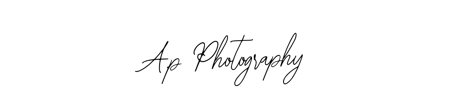 if you are searching for the best signature style for your name A.p Photography. so please give up your signature search. here we have designed multiple signature styles  using Bearetta-2O07w. A.p Photography signature style 12 images and pictures png
