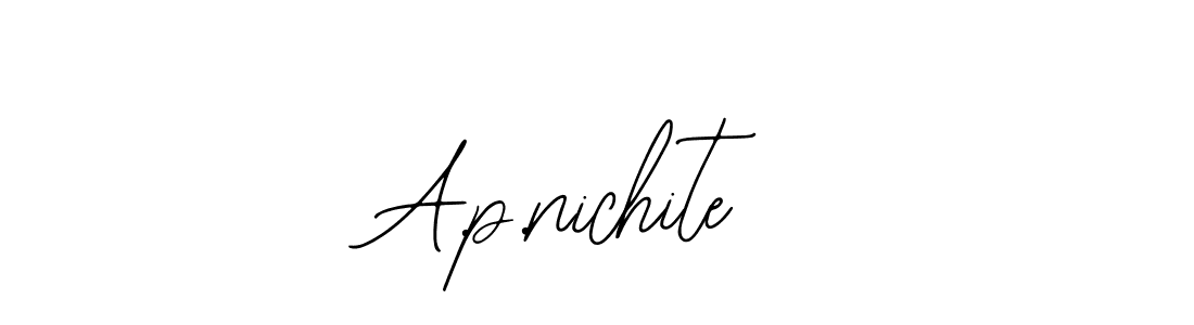 Best and Professional Signature Style for A.p.nichite. Bearetta-2O07w Best Signature Style Collection. A.p.nichite signature style 12 images and pictures png