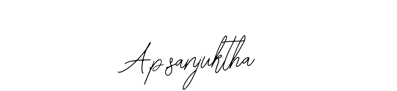 Also we have A.p.sanjuktha name is the best signature style. Create professional handwritten signature collection using Bearetta-2O07w autograph style. A.p.sanjuktha signature style 12 images and pictures png