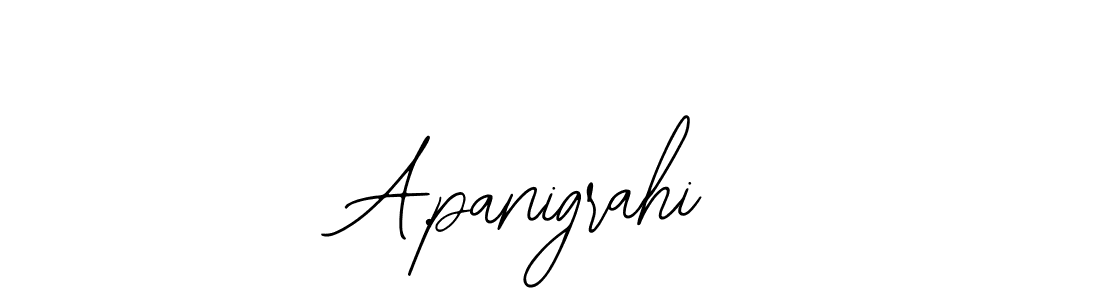 How to make A.panigrahi signature? Bearetta-2O07w is a professional autograph style. Create handwritten signature for A.panigrahi name. A.panigrahi signature style 12 images and pictures png