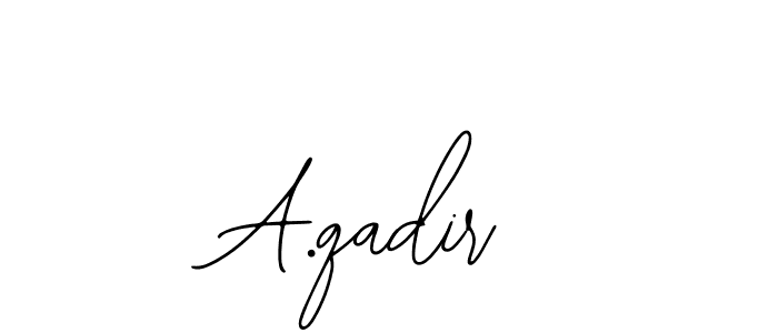 This is the best signature style for the A.qadir name. Also you like these signature font (Bearetta-2O07w). Mix name signature. A.qadir signature style 12 images and pictures png