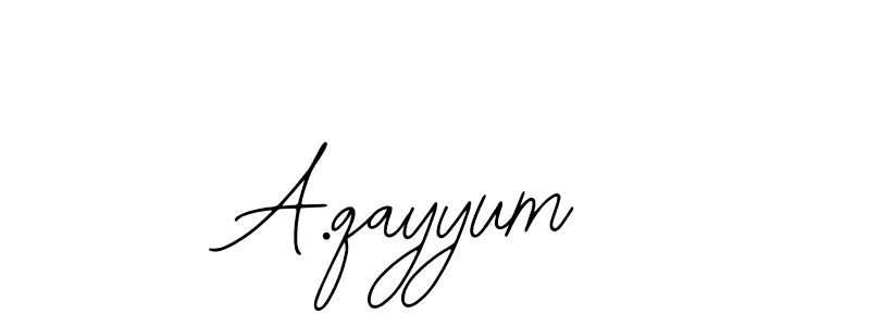 A.qayyum stylish signature style. Best Handwritten Sign (Bearetta-2O07w) for my name. Handwritten Signature Collection Ideas for my name A.qayyum. A.qayyum signature style 12 images and pictures png