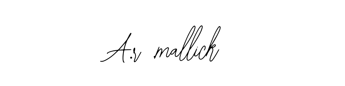 Make a beautiful signature design for name A.r .mallick. Use this online signature maker to create a handwritten signature for free. A.r .mallick signature style 12 images and pictures png