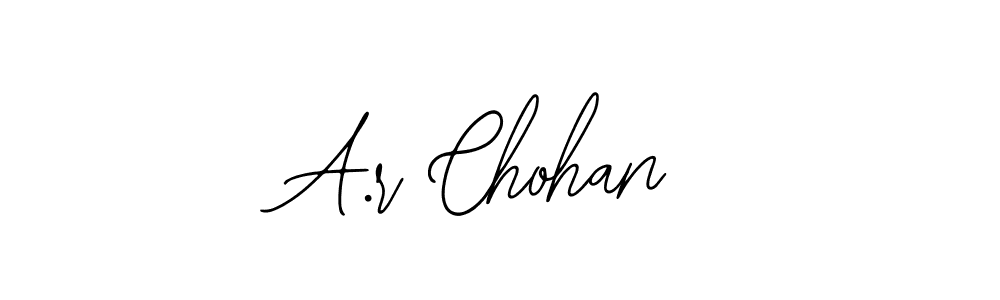 Also You can easily find your signature by using the search form. We will create A.r Chohan name handwritten signature images for you free of cost using Bearetta-2O07w sign style. A.r Chohan signature style 12 images and pictures png