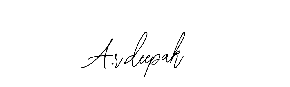 See photos of A.r.deepak official signature by Spectra . Check more albums & portfolios. Read reviews & check more about Bearetta-2O07w font. A.r.deepak signature style 12 images and pictures png