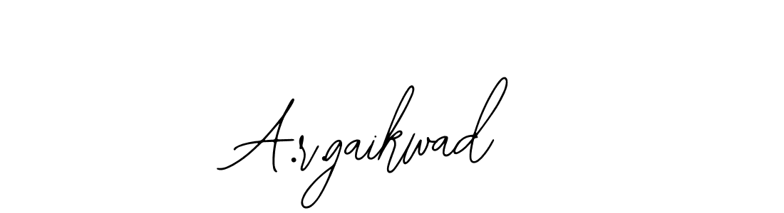 How to make A.r.gaikwad signature? Bearetta-2O07w is a professional autograph style. Create handwritten signature for A.r.gaikwad name. A.r.gaikwad signature style 12 images and pictures png