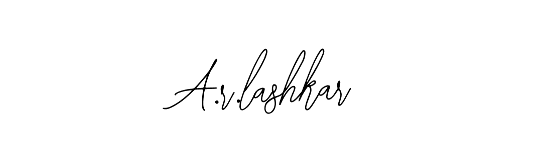 A.r.lashkar stylish signature style. Best Handwritten Sign (Bearetta-2O07w) for my name. Handwritten Signature Collection Ideas for my name A.r.lashkar. A.r.lashkar signature style 12 images and pictures png