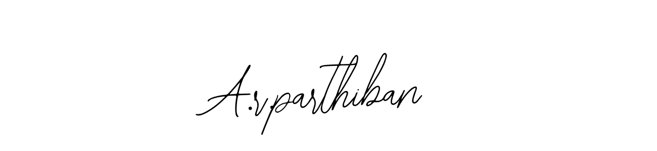 You should practise on your own different ways (Bearetta-2O07w) to write your name (A.r.parthiban) in signature. don't let someone else do it for you. A.r.parthiban signature style 12 images and pictures png