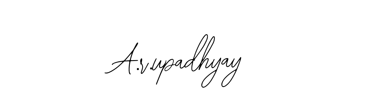 Also You can easily find your signature by using the search form. We will create A.r.upadhyay name handwritten signature images for you free of cost using Bearetta-2O07w sign style. A.r.upadhyay signature style 12 images and pictures png