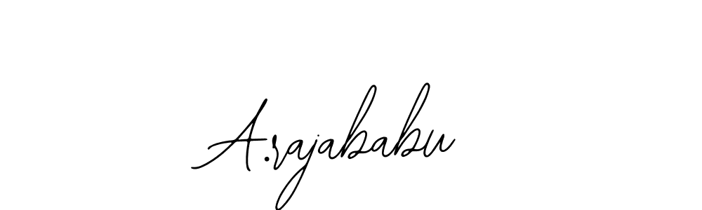 How to make A.rajababu signature? Bearetta-2O07w is a professional autograph style. Create handwritten signature for A.rajababu name. A.rajababu signature style 12 images and pictures png